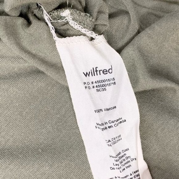 Aritzia Wilfred Cropped T-shirt Army Green Size XS - Picture 9 of 11